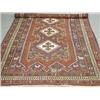 Image 1 : An Eastern carpet, with three central medallions on a red/blue ground, with multiple border, 1.52...