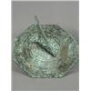 Image 1 : An antique bronze sun dial, with engraved decoration, 25.5cm diameter Est. 250/300...