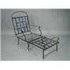 Image 1 : A Victorian folding iron and brass 'Campaign' chair Est. 100/150...