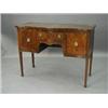 Image 1 : An Edwardian crossbanded mahogany serpentine sideboard, 116cm wide Est. 180/250...