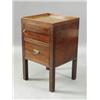 Image 1 : A George III mahogany tray top commode, 48cm Est. 450/500...