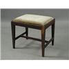Image 1 : A George III mahogany stool with drop in seat, 51cm Est. 300/400...