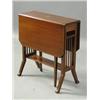 Image 1 : An Edwardian inlaid mahogany Sutherland table, 61cm Est. 200/300...
