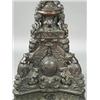 Image 2 : A good late 19th century Anglo-Indian padouk wood (?) torchere, profusely and well carved with fr...