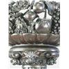 Image 3 : A good late 19th century Anglo-Indian padouk wood (?) torchere, profusely and well carved with fr...