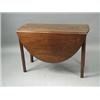 Image 1 : A George III mahogany drop leaf table on square legs Est. 200/400...