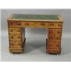 Image 1 : A small Victorian mahogany twin pedestal desk, 105cm wide Est. 600/700...