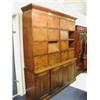 Image 1 : A large late Victorian mahogany filing cupboard with banks of cupboards over panelled doors Est....