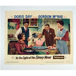 By The Light Of the Slivery Moon Doris Day/Rosemary De Camp Signed Lobby Card