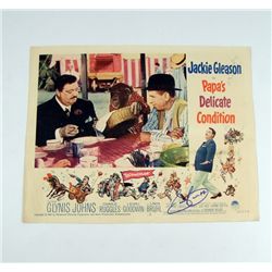Papa's Delicate Condition Sammy Cahn Signed Lobby Card