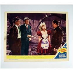 Up Goes Maisie Ann Sothern Signed Lobby Card