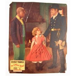 The Littlest Rebel Shirley Temple Signed Lobby Card