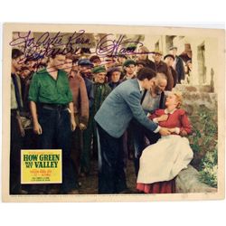 How Green Was My Valley Maureen O'Hara Signed Lobby Card