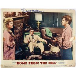 Home From The Hills Robert Mitchum/Eleanor Parker Signed Lobby Card