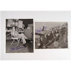 Robert Cummings Autographed Studio Photos