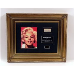 Marilyn Monroe's Original Hair In Display Case