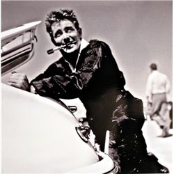 James Dean Inter-Negative Racing Photo Used On Memorial MotoRacing Issue