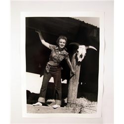 Marilyn Monroe Andre De Dienes Stamped Shirley De Dienes Signed Photo