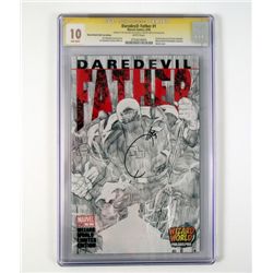 Daredevil Father #1 Comic Book Signed SS CGC 10 Graded Perfect Mint