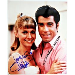 Grease Olivia Newton-John/ John Travolta Signed Photo