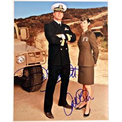 Jag David James Elliott/ Catherine Bell Signed Photo