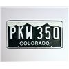 Image 1 : Fast and the Furious Colorado Black And White License Plate Prop