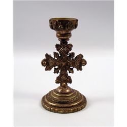 Harry Potter Chamber Of Secrets Metal Cross Candle Holder Prop