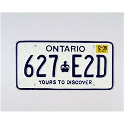 James Bond's Casino Royale License Plate Prop