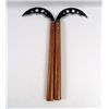 Image 1 : Kill Bill Vol 1 Battle Blades With Escrima Style Handles Props