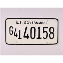 X-Files Government License Plate Prop