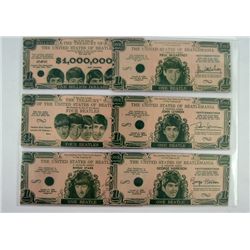 Beatles Money Complete Set Of Original 1964 Currency