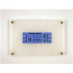 Beatles Unused Ticket for Suffolk Down Live Concert