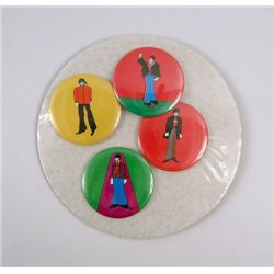 Beatles Yellow Submarine Original Set Of Buttons
