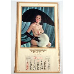 Evelyn West  Salesman's Sample 1958 Pinup Calendar