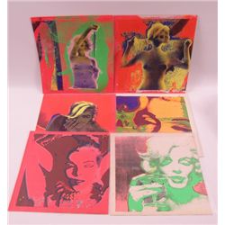 Marilyn Monroe Bert Stern Set Of Original Black Light Serigraphs