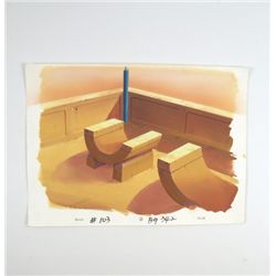 Star Wars Ewoks Original Background Production Art