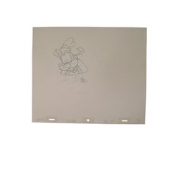 Disney Original Production Animation Drawing Goofy