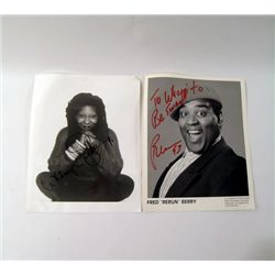 Whoopi Goldberg/Fred "Rerun" Berry Signed Photos