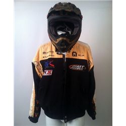 Fast And Furious Han (Sung Kang) Signed Crew Jacket and Motorcycle Helmet
