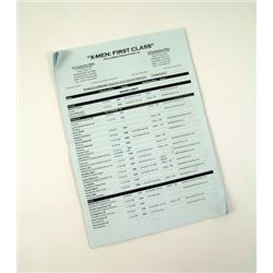 X-Men First Class Orig. Prod. List