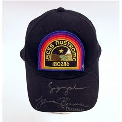Aliens Signed (Weaver, Henriksen, Cameron) Cast & Crew Nostromo Cap