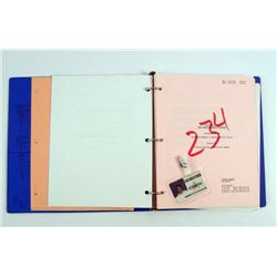 Star Trek VI Original Kerla (Paul Rossilli) Script & Studio Photo ID Pass