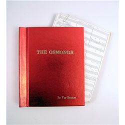 The Osmond Family Show LeVar Burton Personal Script