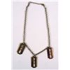 Image 1 : Blade II Faux-Gold Razor Blade Jewelry Prop