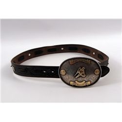 Dallas Buyers Club Rodeo Champion Buckle & Belt Prop