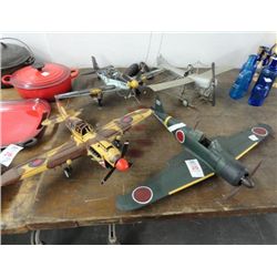 4 Military Model Aircraft - 4 Times the Money