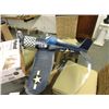 Image 1 : Metal WWII Corsair Fighter Model - No Shipping
