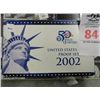 Image 1 : 2002 US Mint Proof Set