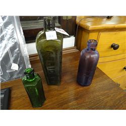 3 Vintage Not to be Taken Poison - Issac Crans Sons African Gin- 3 Times the Money