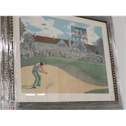 Framed Golf Print